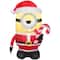 3.5ft. Airblown® Inflatable Christmas Minion Stuart Licking Candy Cane
